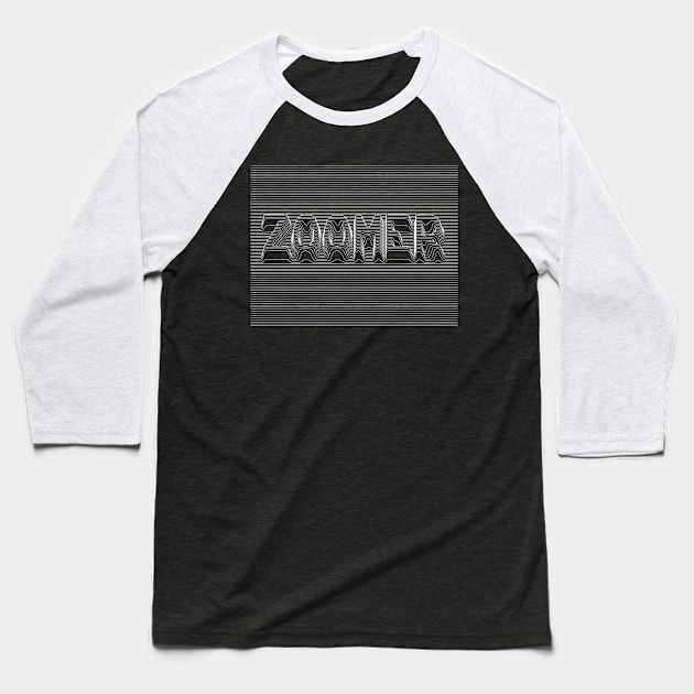 Zoomer Lines Baseball T-Shirt by wookiemike